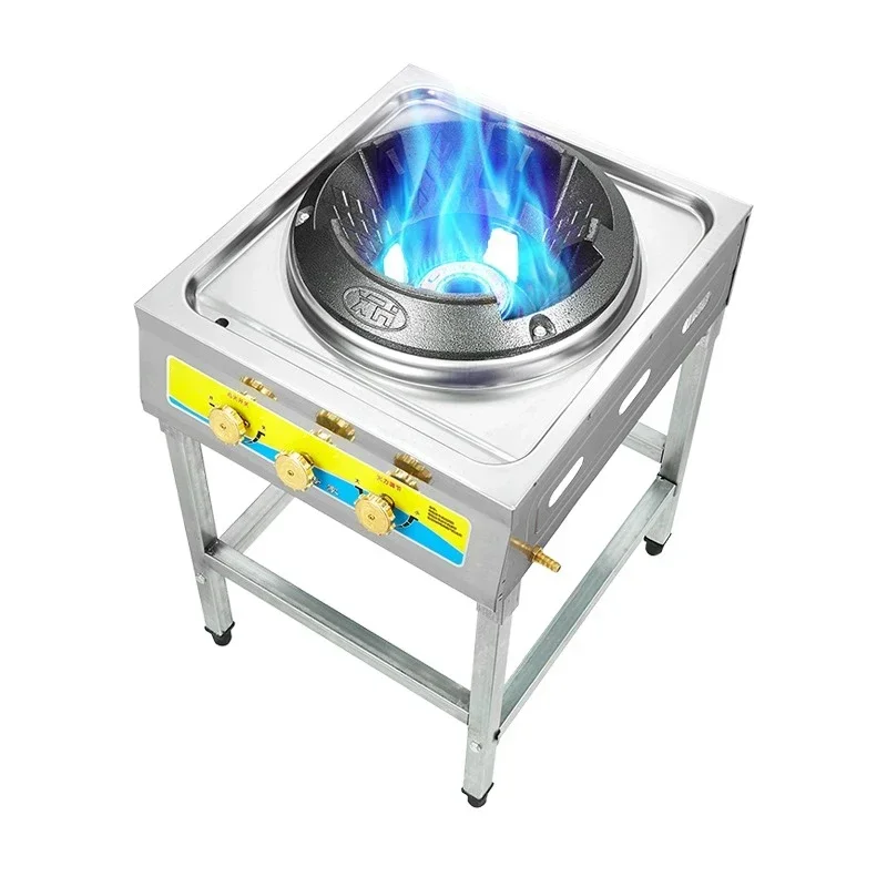 

Stainless Steel Fierce Stove High-pressure Civil Military Gas Stove Single Stove Liquefied Gas Flameout Protection Fire