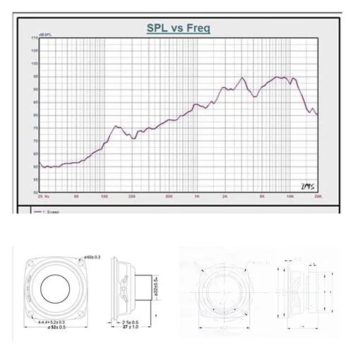 휴대용 오디오 스피커, 풀 레인지 스피커 유닛, 홈 시어터 사운드 라우드 스피커 혼, DIY, 3 인치, 4Ohm, 5W, 77mm 6