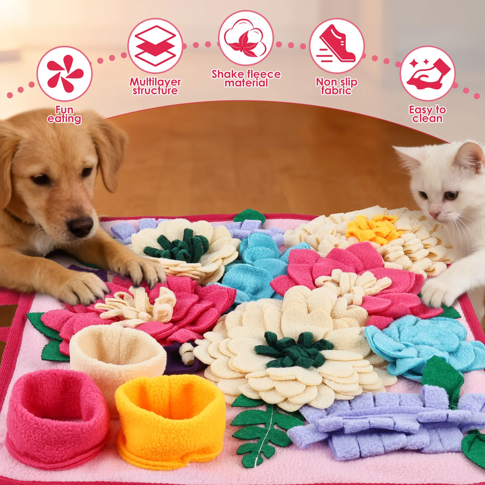 Soft Snuffle Slow Feeding Mat 2
