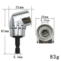 105 Degrés Tournant Tournevis Joint Perceuse Électrique Coin Attachement Extension Prise Tournevis Tête Outil 2