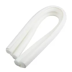 Windproof Door Bottom Seal Guard - Double Protection, Draught Excluder & Soundproof Blocker (White)