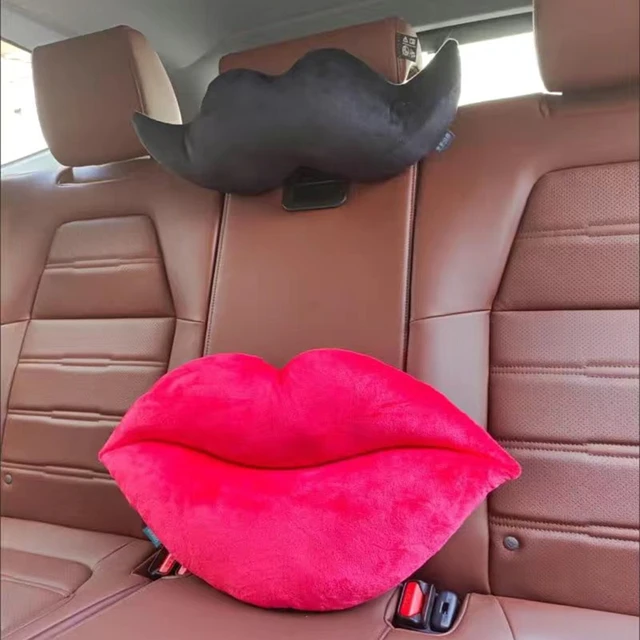 Summer Soft Velvet Bow Car Headrest Neck Pillow Plush Sofa Throw Pillow  Cushion Office Waist Pillow Detachable Washable Pillows - AliExpress