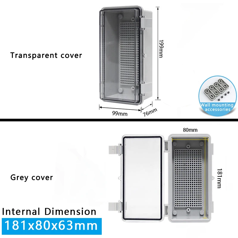 Heavy-Duty Waterproof Electrical Enclosure - IP66 Weatherproof & Dustproof