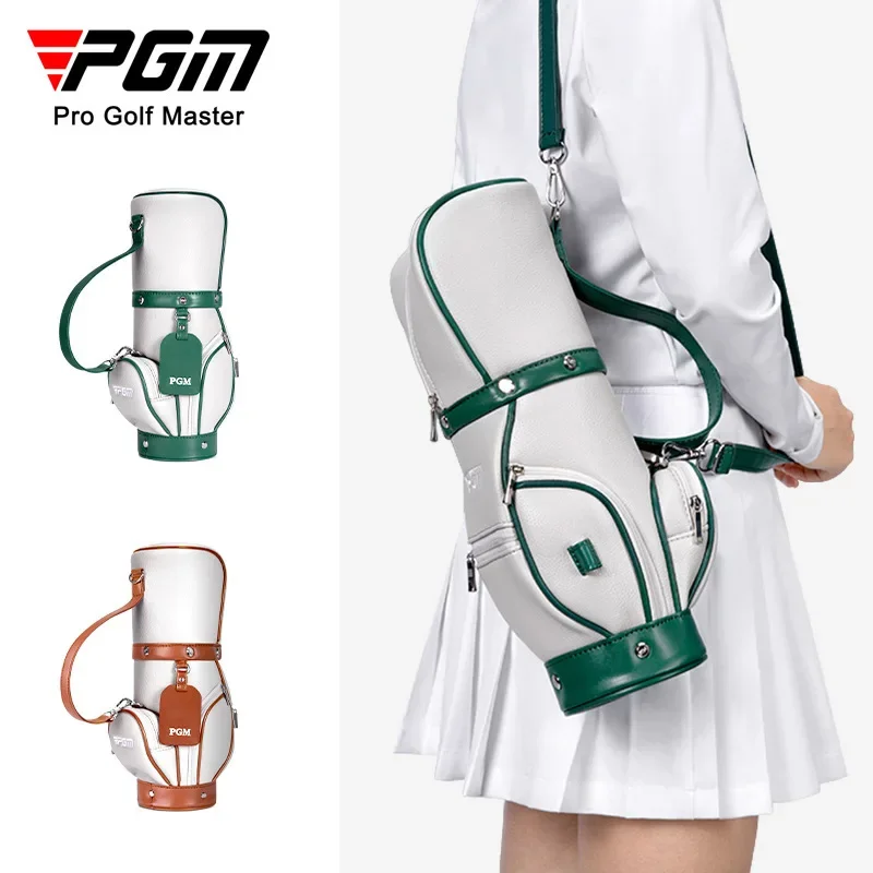 

PGM Women Portable Golf Small Ball Bags Microfiber Lightweight Crossbody Ball Bags Multi-Functional Golf Ball Storage Mini Pack