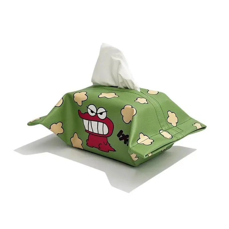 

Аниме Kawaii Мультфильм Crayon Shin Chan коробка для салфеток Водонепроницаемый Креативный ящик для автомобиля облегчает красивое многоразовое использование для девочек