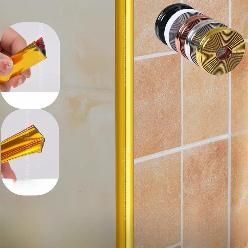 다기능 보호 벽 코너 스트립, 부드러운 PVC 자체 접착 가구 에지 가드 스티커..