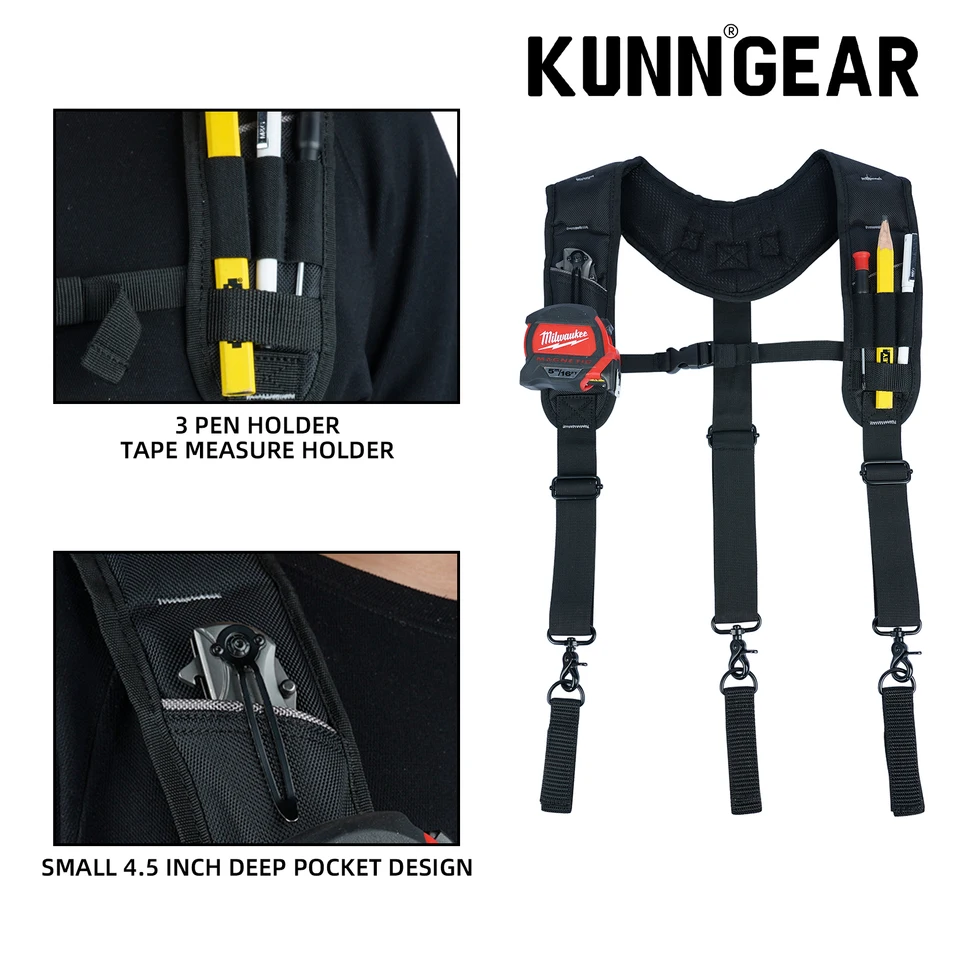 KAYA Korean Military Surplus Tool Belt & Suspenders With Pouches