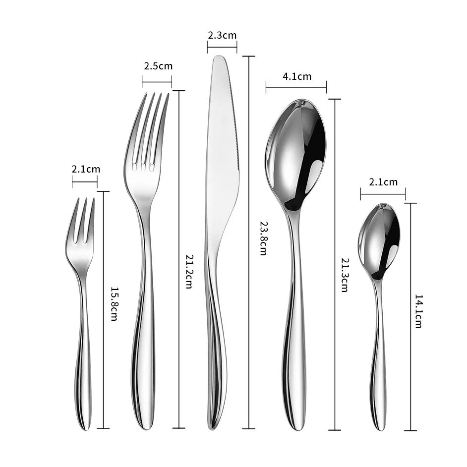 304 Stainless Cutlery Set 6