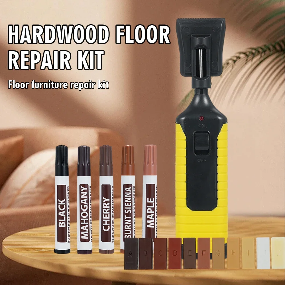 Wood Floor Repair Kit For Laminate Scratches And Nail Holes