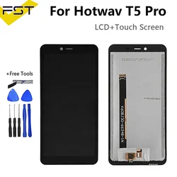 Original Replacement New Parts For Hotwav T5 Pro T5 MAX LCD Display+Touch Screen Digitizer Assembly T5Pro Screen Repair