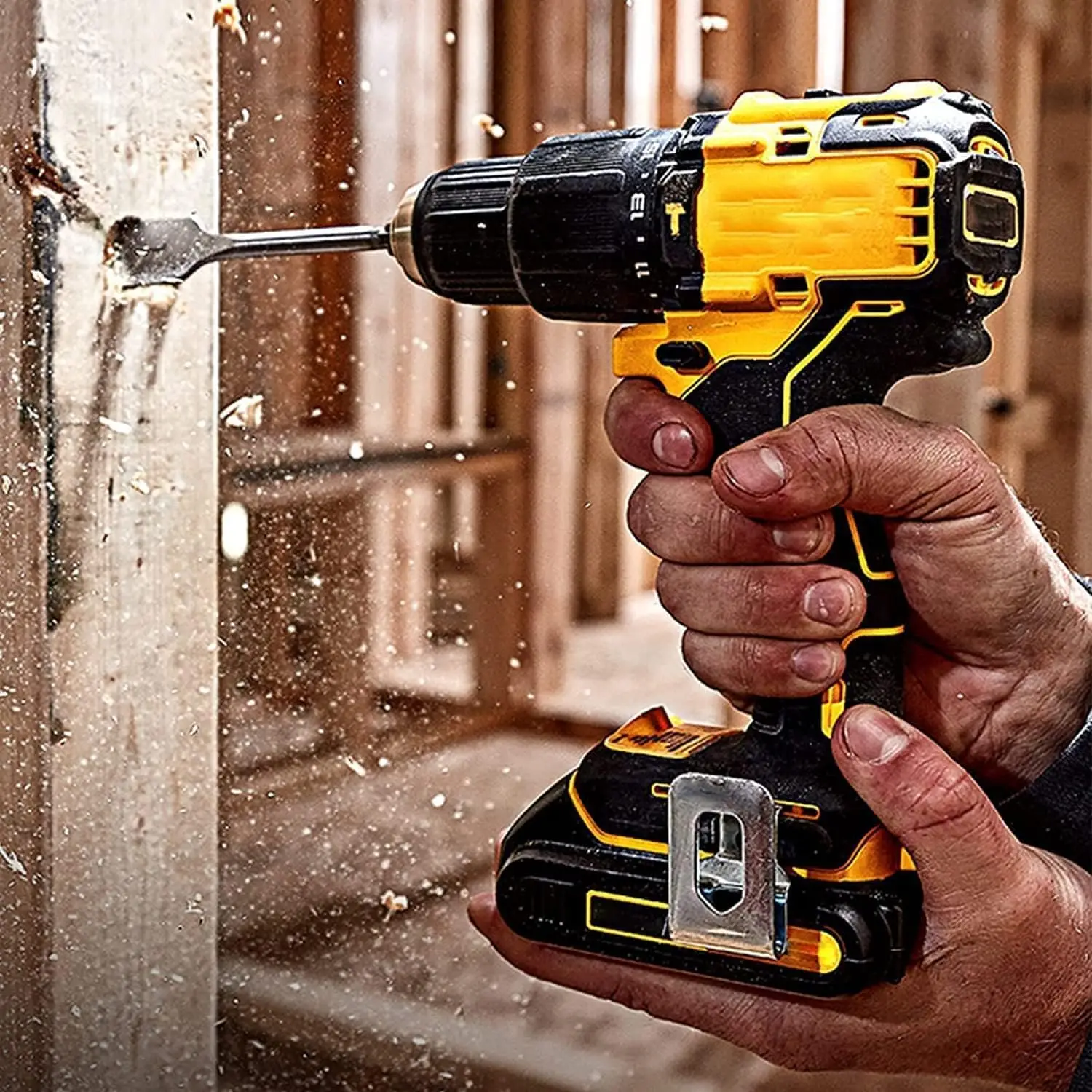 Dewalt 20V 드릴 드라이버 N268241 N169778 N086039 DCD980 DCD985 전동 공구 액세서리 용 6PCS 벨트 클립 후크