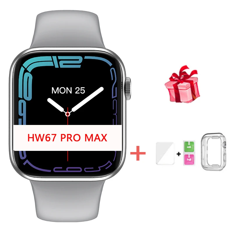 2022 HW67 Pro max Smart Watch Men 1.9 inch NFC Voice Assistant Payment Bluetooth-Call Smartwatch Women PK iwo W27 PRO HW57 