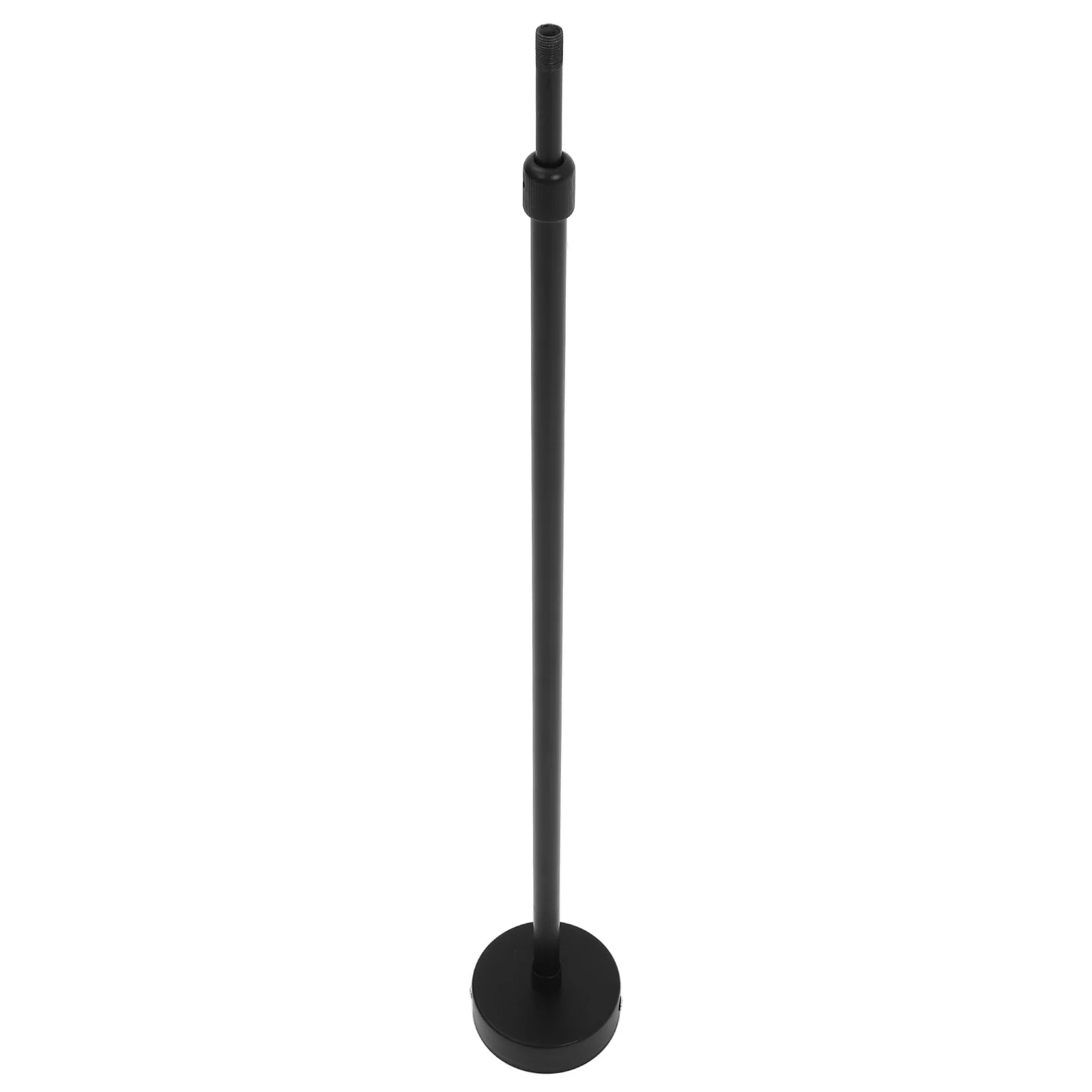 Lamp Telescopic Pole Downrods for Fluorescent Lights Lighting Fixture Office Black Extension