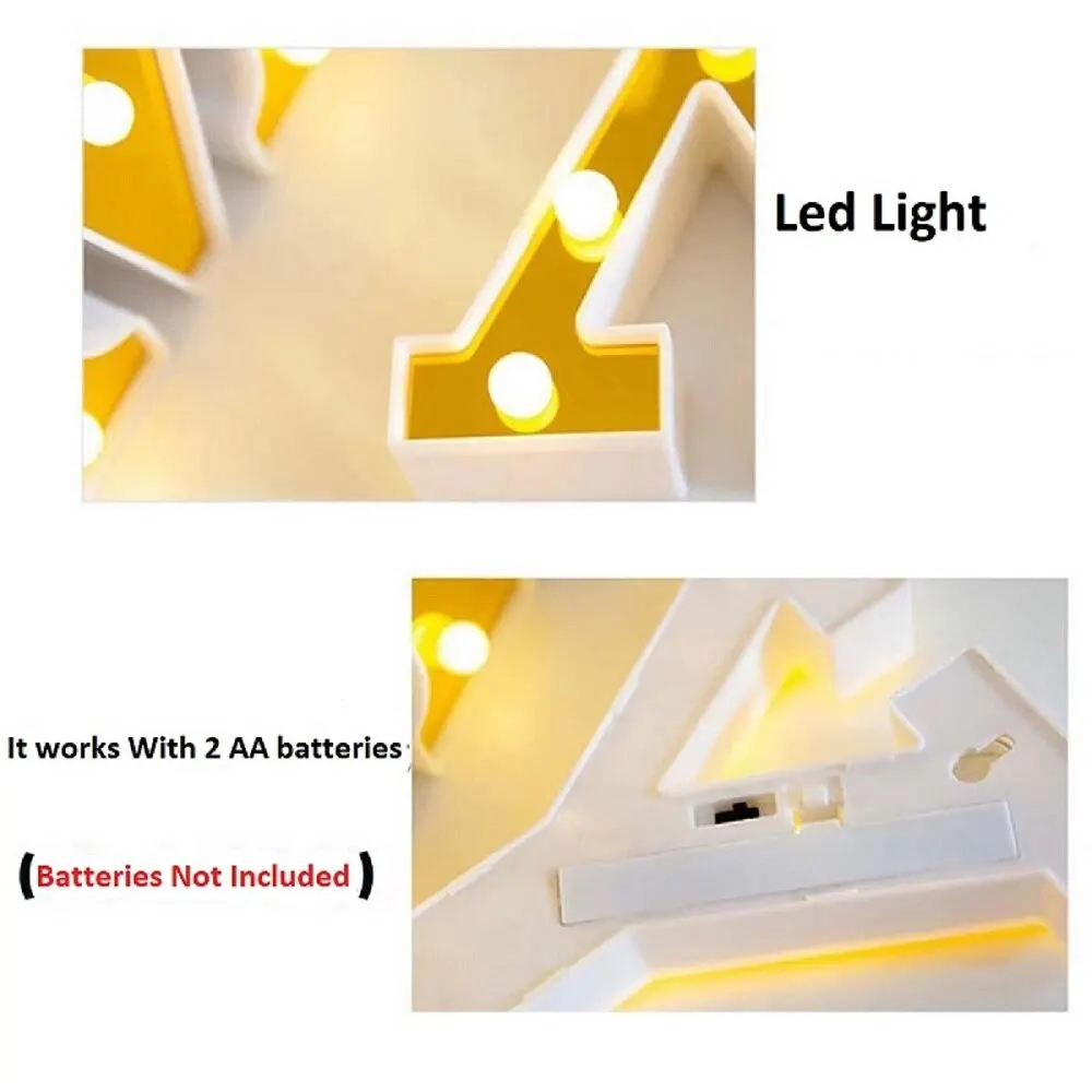 Decorative Led Illuminated 3d Letter V Big Size Organization Birthday, Marriage Proposal, Celebration