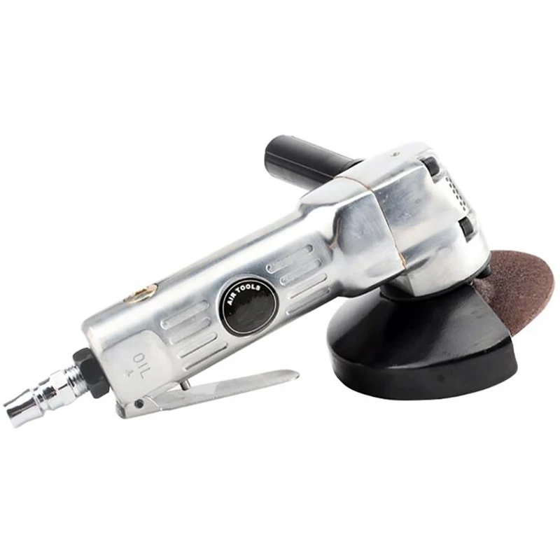 4" Pneumatic Air Angle Sander Angle Grinder Polishing Machine, 5-10mm Air Inlet, 6csfm, 0.8 Mpa, 10000 RPM Polishing Sander
