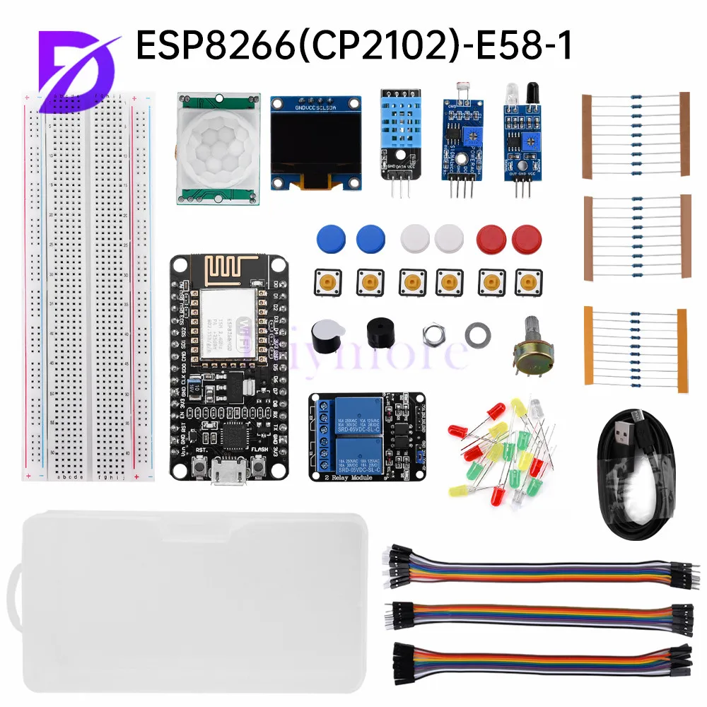 ESP32/ESP8266 Contatti Scheda Breadboard+Jumper Wire Cavi Set DE ESP32/ESP8266 Contatti Scheda Breadboard+Jumper Wire Cavi Set DE