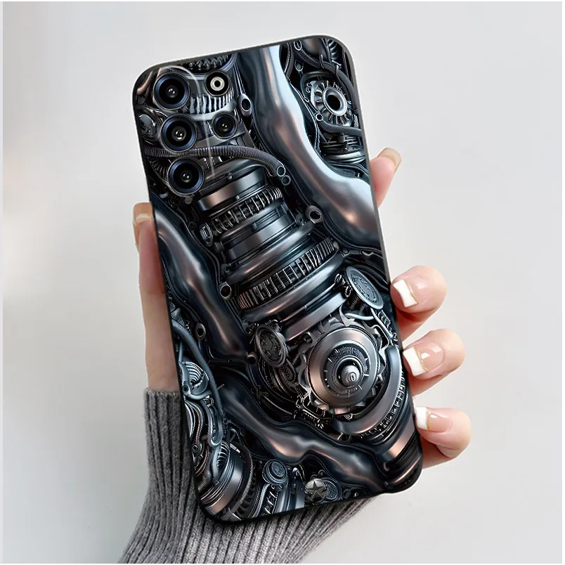 Aesthetic Luxury Cute Cool Soft Silicone Black Matte Phone Case Bumper Shell