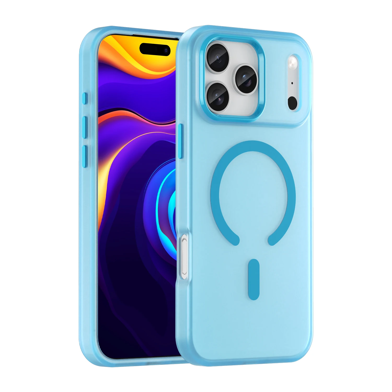 Luxury Ultra-Thin Magnetic Wireless Charging Phone Case - Soft Silicone Cover