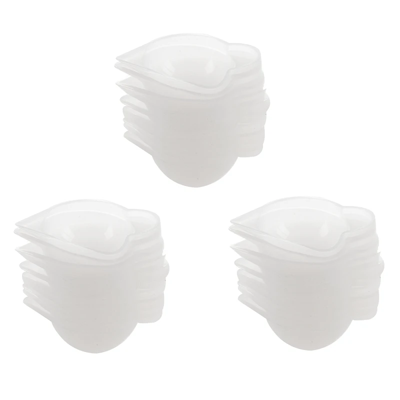 

30Pcs Silicone Mold Cup Dispenser DIY Epoxy Resin For Jewelry Making Tool Color Modulation DIY Mold Accessory