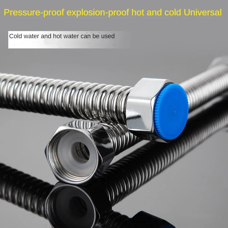Plumbing Hose 304 Stainless Steel Basin Toilet Water Weaved