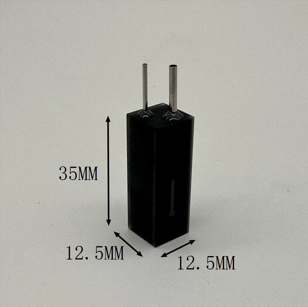 Biochemical Lamp Flow Cuvette Quartz Cell for Ba88a 6V10W , BA-88A Chemistry Analyzer Cuvettes, Center height 8.5mm