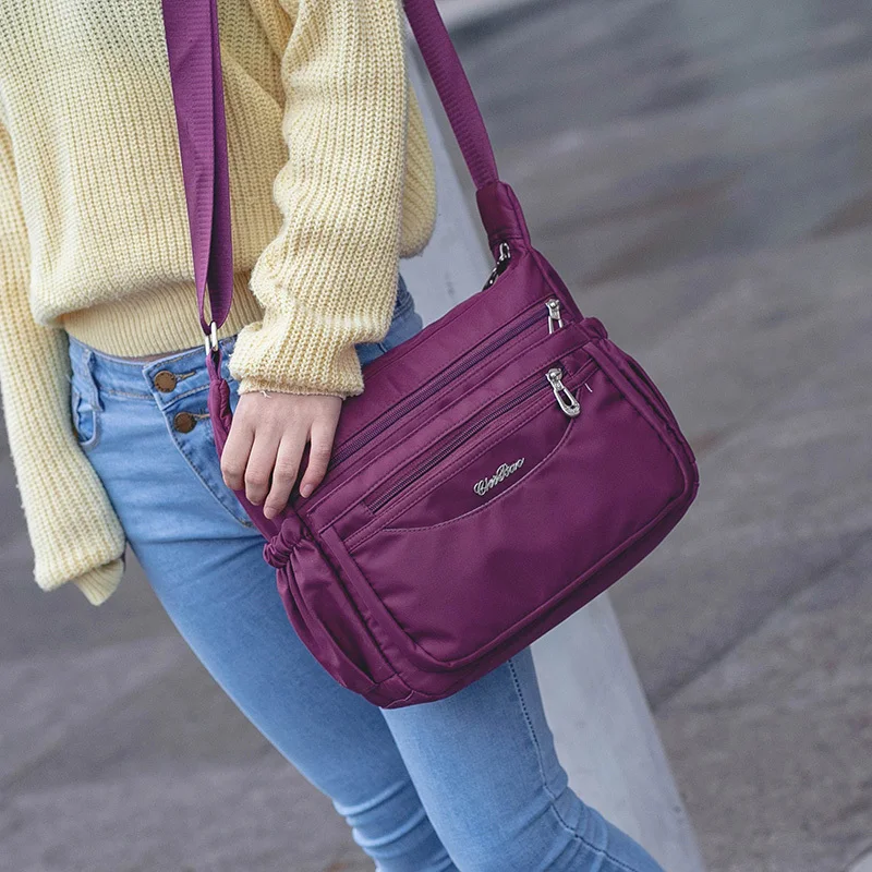 2023 Waterproof Women Bag Oxford Shoulder Crossbody Bag Fashion Versatile Nylon Travel Bag Women Leisure