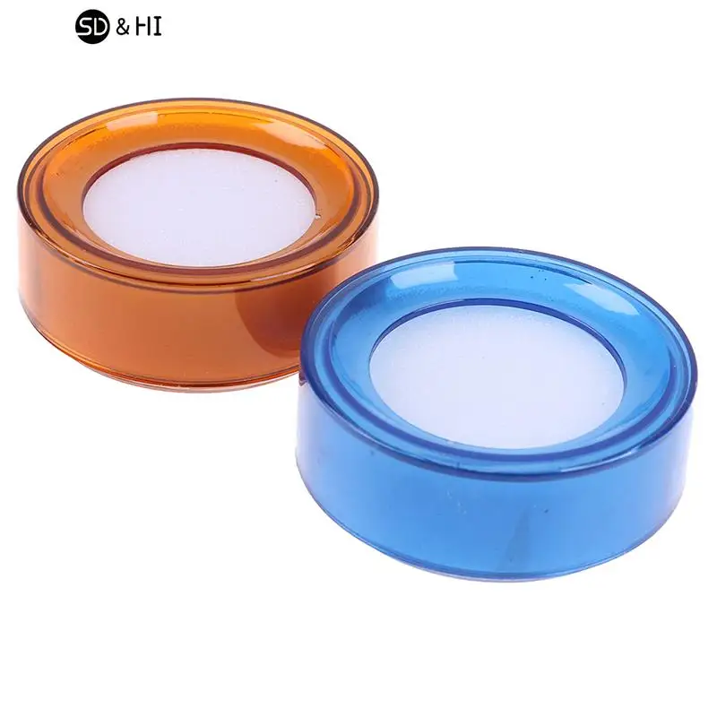 Finger Wet Sponge Finger Dampener Wetting Sponge Damper Count Cute Money Paper Creative Round Case 2PCS/Lot