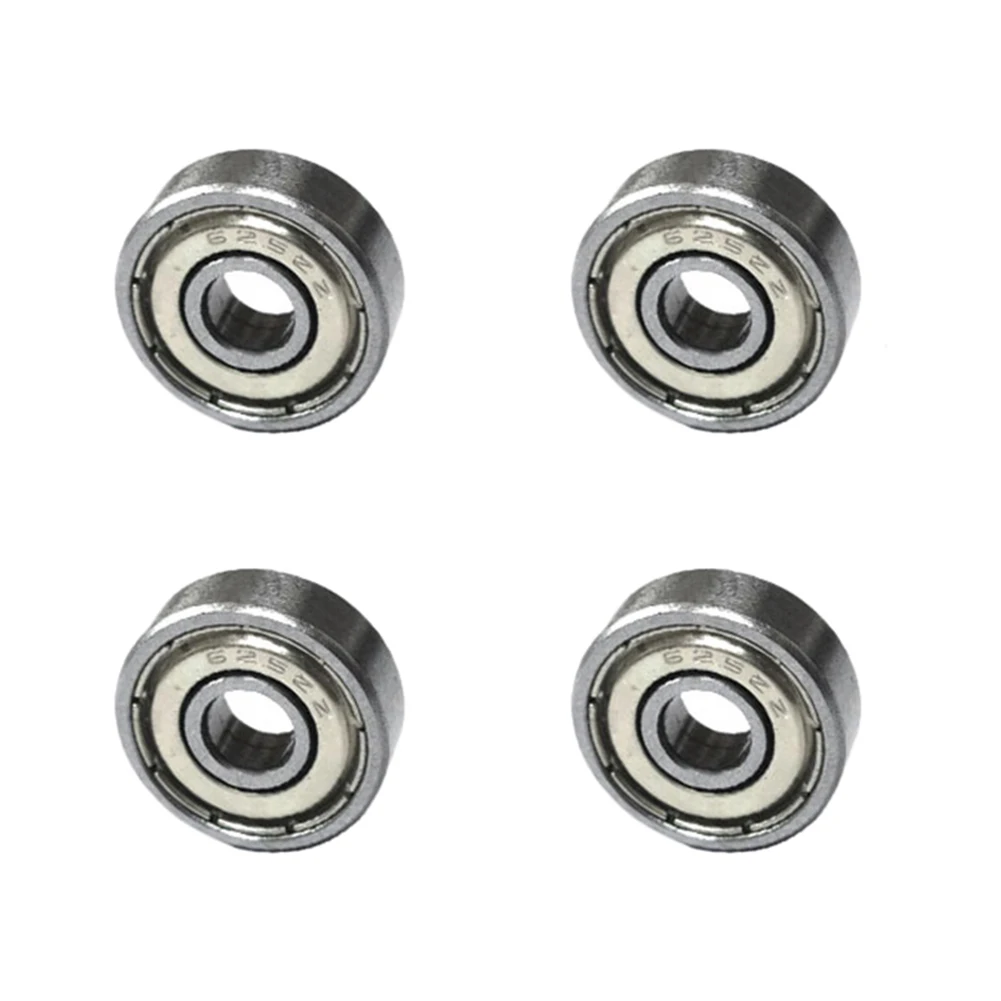 10pcs Shielded Bearing 5x16x5mm 625ZZ Silent Small Bearing Deep Groove Pulley Wheel Bearing Carbon Steel for Skateboard Scooter