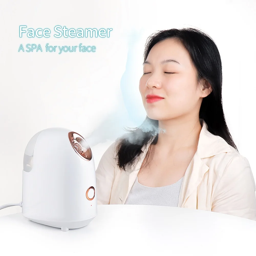 Machine de soins à domicile pour le visage, pulvérisateur chauffant,  humidificateur facial, compresse chaude, vapeur, brouillard chaud, spa -  AliExpress