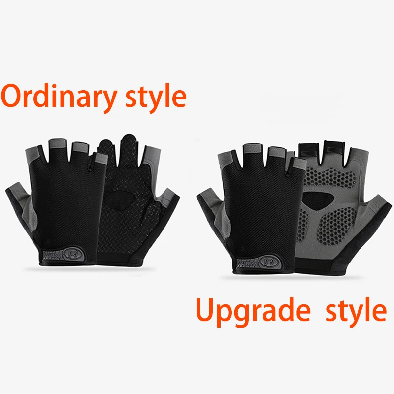 Men Cycling Bicycle Gloves Half Finger Gym Women Mitten