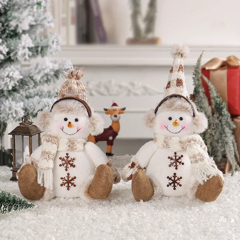 

Christmas Snowman Snowman Doll Xmas Tree Ornament Christmas Decorations 2024 for Home Natal Noel Navidad New Year Kids Gift