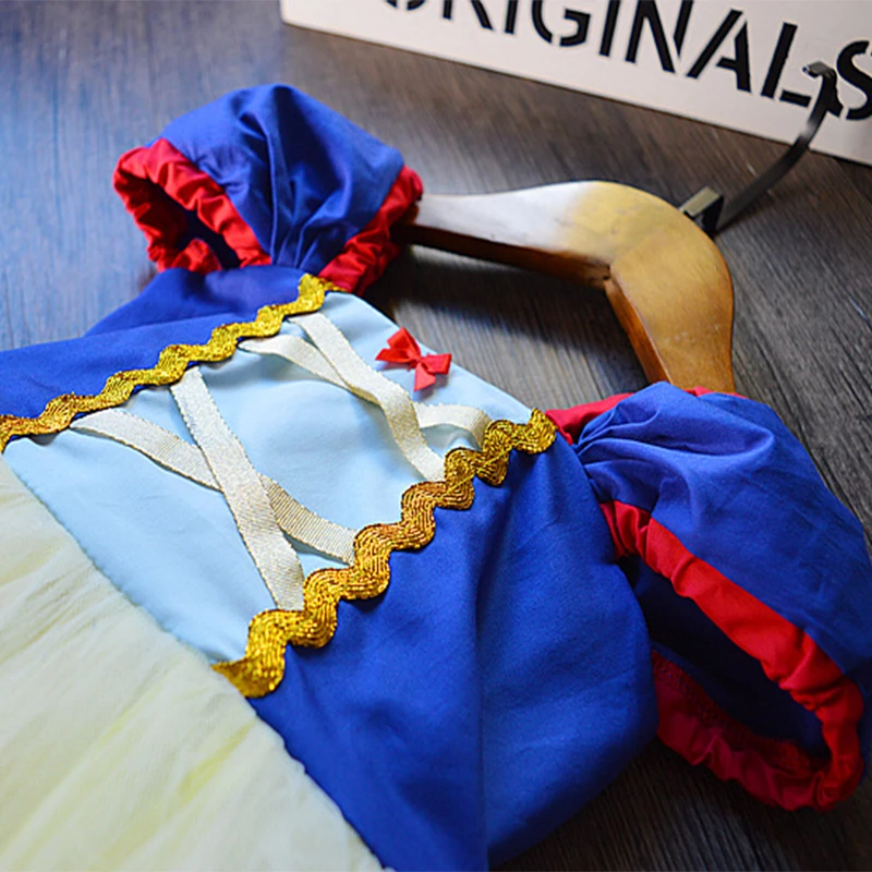 Baby Girls Clothes 1-5 Years Cute 1st Birthday Dress Baby Girl Princess Party Dresses Cosplay Snow White Costumes Infant