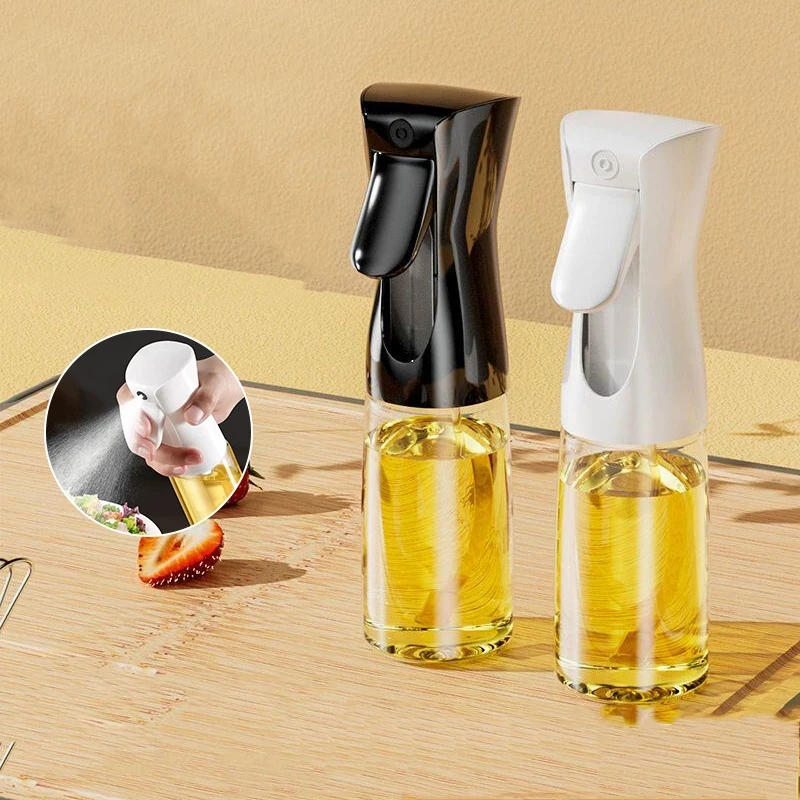 Oil Spray Bottle Spray Household Kitchen Spray Olive Oil Barbecue Fat Control Food Grade Plastic Oil Spray Pot