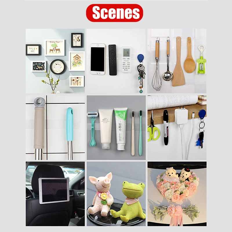 Double sided tape SEAMETAL Super Strong Double Sided Adhesive Tape Washable Reusable Transparent Double Tape No Trace Sticker for Car Home Office