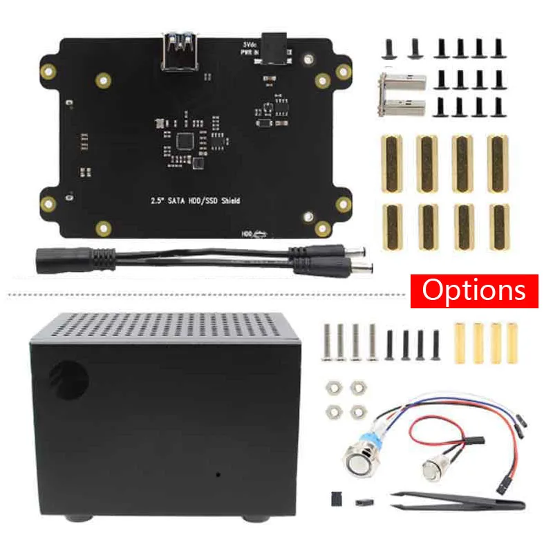 NVIDIA Jetson Nano 2.5 inch SATA SSD/HDD Shield Storage Expansion Board