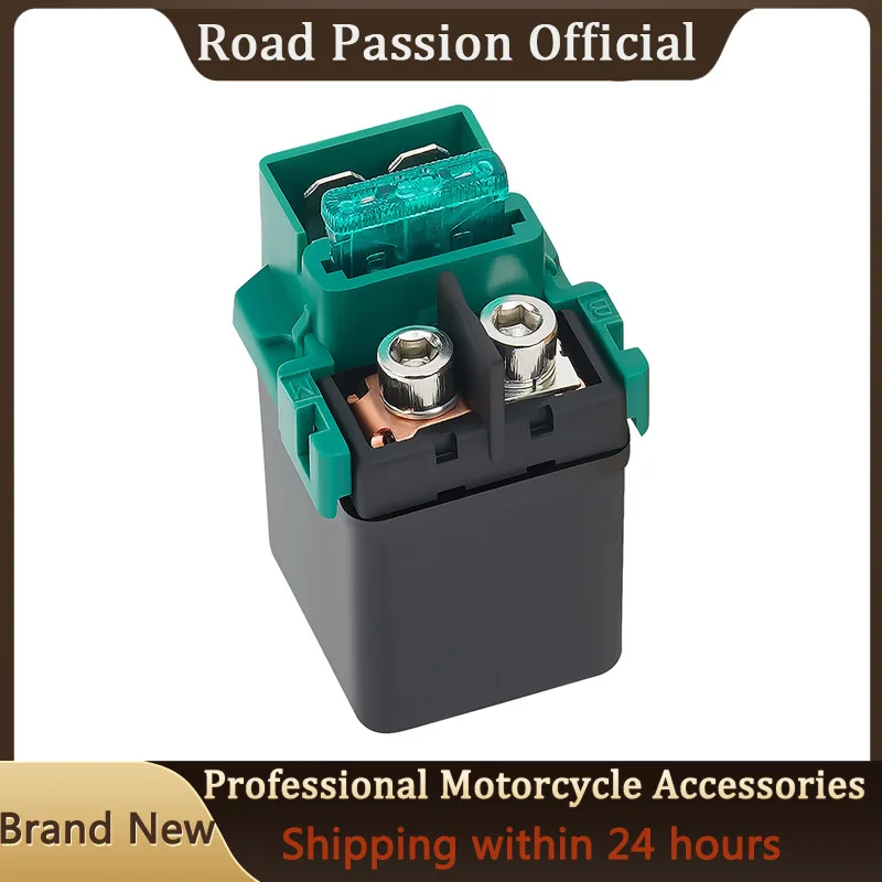Solenoïde Démarreur Moto - Relais électrique, Compatible XRV750 Africa Twin, VT750 Shadow, Etc.