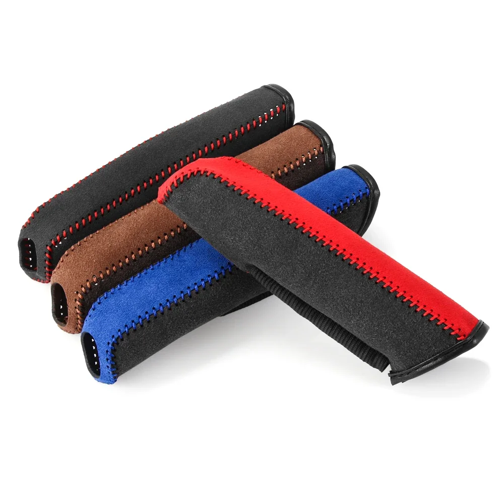 Car Leather Handbrake Grips for Smart Fortwo Forfour453 451 450