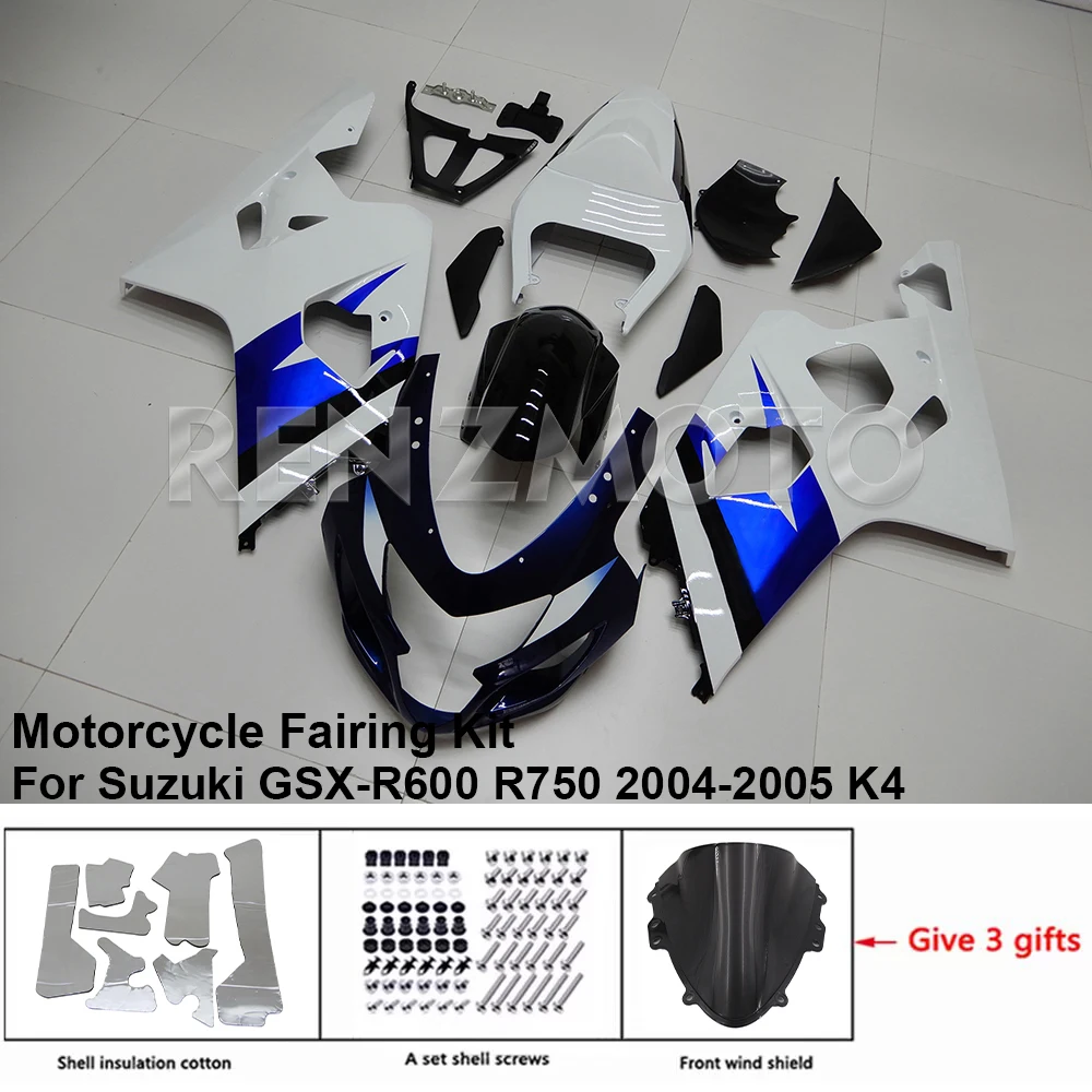 

For SUZUKI GSXR 600 750 04-05 K4 K5 Fairing R/Z GR4A36 Motorcycle Set Body Kit Decoration Plastic Guard Plate Accessories Shell