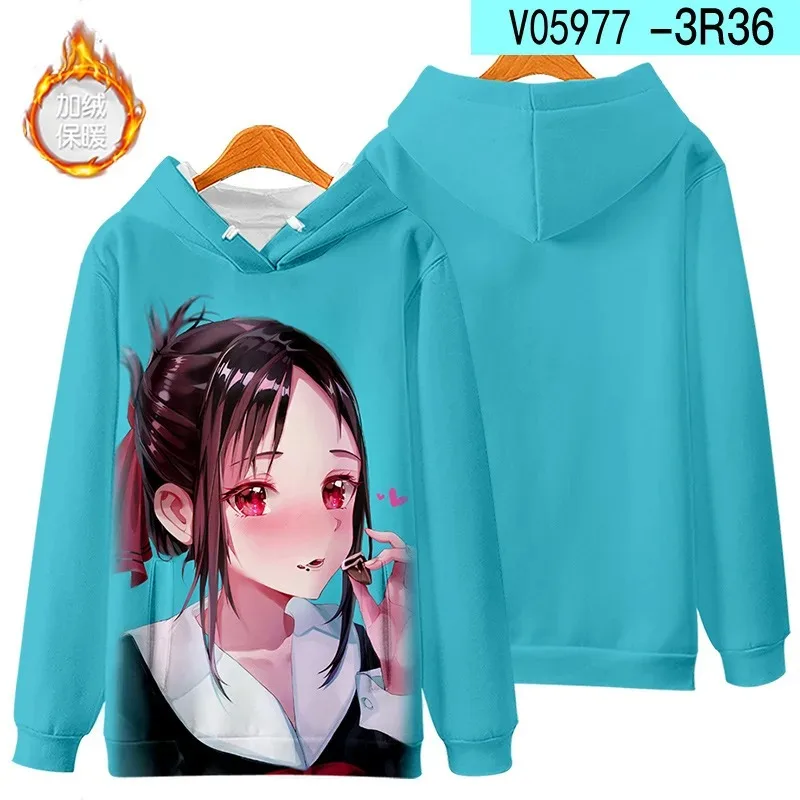 Kaguya-sama love is war 3d printing hoodies for men and women, hip hop style, anime fans, cosplay clothes, fashion