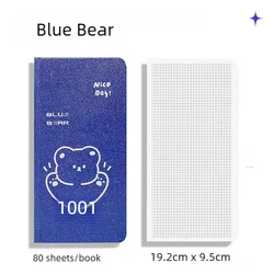 Elegant Weekly Planner with Square Grid Paper - Stylish Journal for Aesthetic Note - Taking and Organization (Blue)