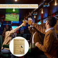 Couple Game Wooden Left Right Drink Drinking Game Square With Dice Adult Drinking Game Funny Dice Tray Party Games 2