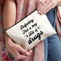Funny Medication Kit Bag Pill Bags First Aid Chronic Illness Bag Large Capacity Toiletry Pouch Portable Cosmetic Organizer Bags 2