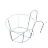 1~8PCS Garden Hanging Plant Iron Racks Balcony Round Flower Pot Rack Railing Fence Plant Holder Stand Garden Accessories 3