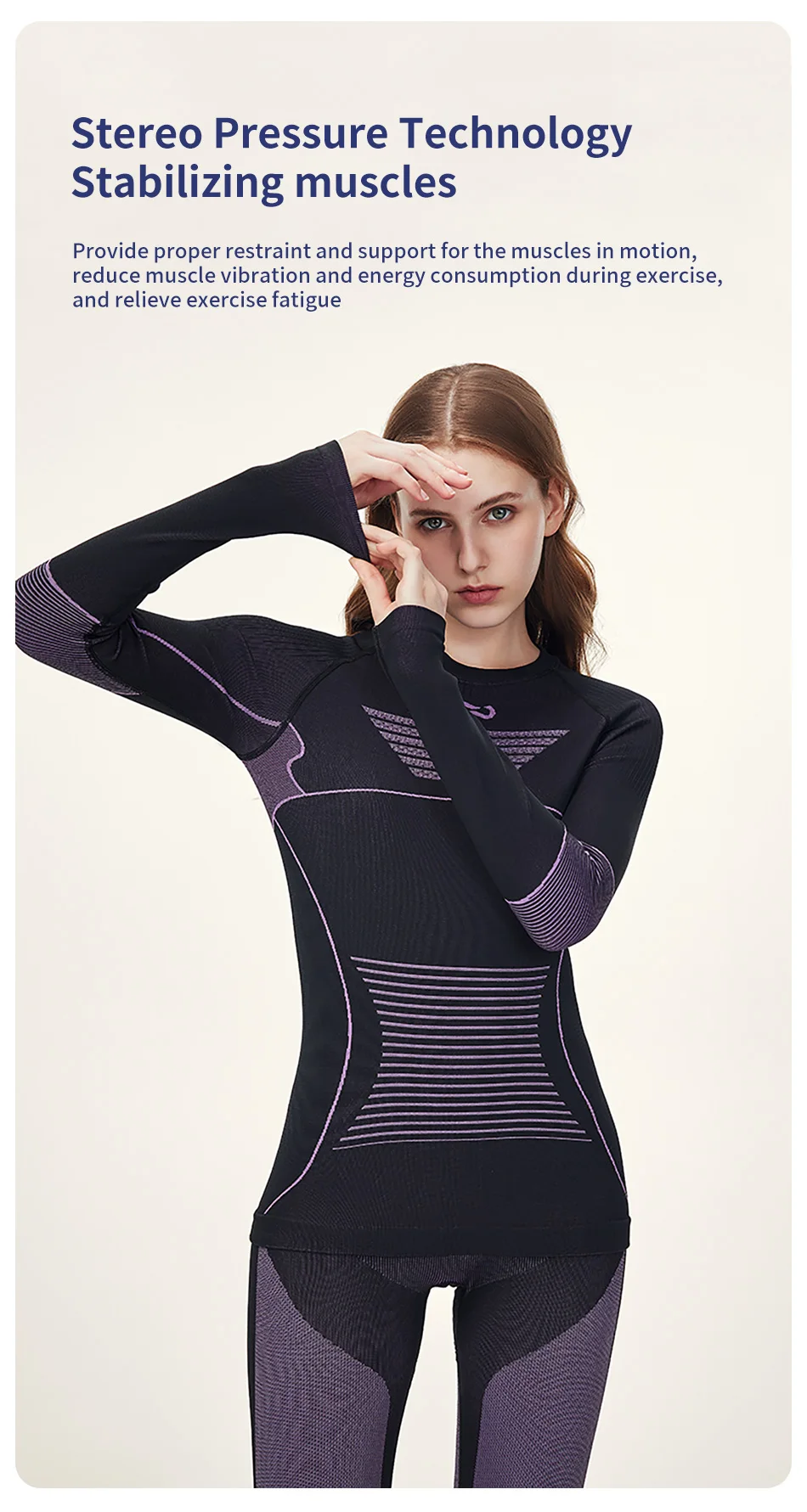 COPOZZ Thermal Ski Underwear Sets 