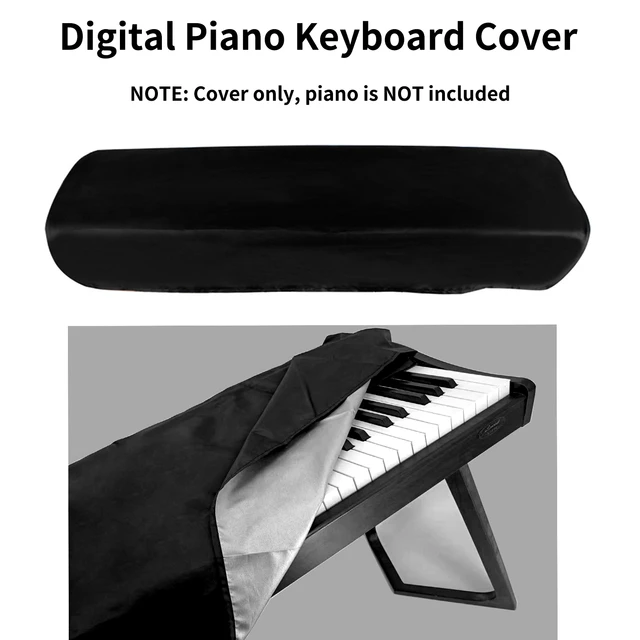 Housse de clavier de piano, housse anti-poussière pour clavier, housse  anti-poussière pour clavier électronique