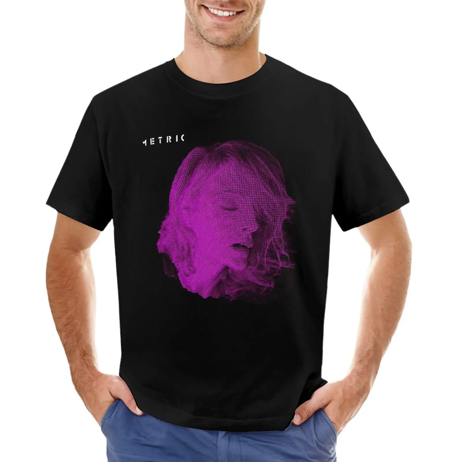

Metric T-Shirt funnys sweat korean fashion tees funny t shirts for men