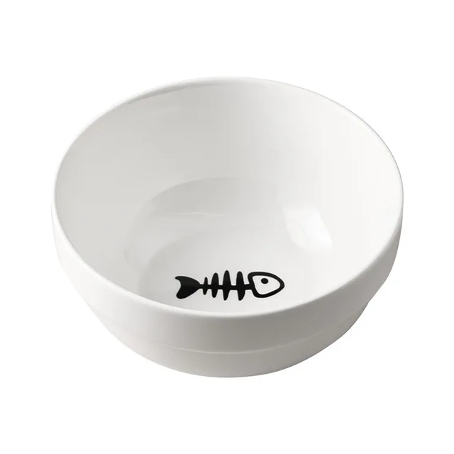 Ceramic Bowl for Kittens and Puppies - 500ML Pet Water Feeder & Cat Food Dispenser Dish Feeding Accessories Pet Feeding Bowl 6
