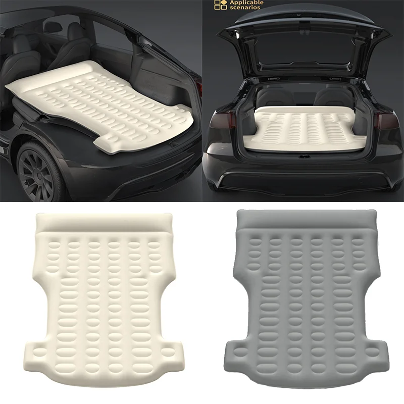 For Tesla Model Y Automobile Air Mattress Self-Inflating Mattress Travel Sleeping Bed Tesla Car Inflatable Camping