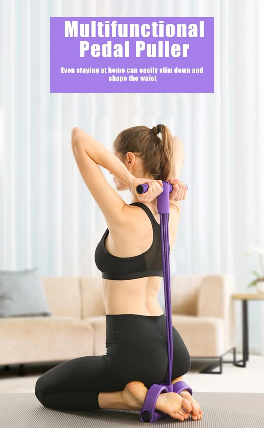 Bauchmuskeltrainer Mit Vier Bändern Für Effektives Bauchtraining_voghion.com