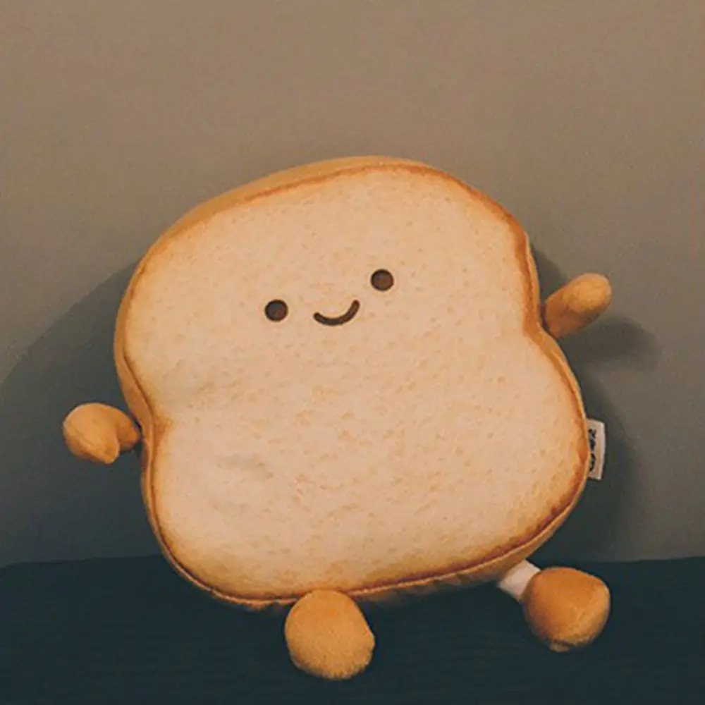 Stuffed Toys Christmas Gift Home Decor Bedroom Decoration Toast Bread  Peluche Doll Stuffed Plushie Bread Slice Pillow - 4